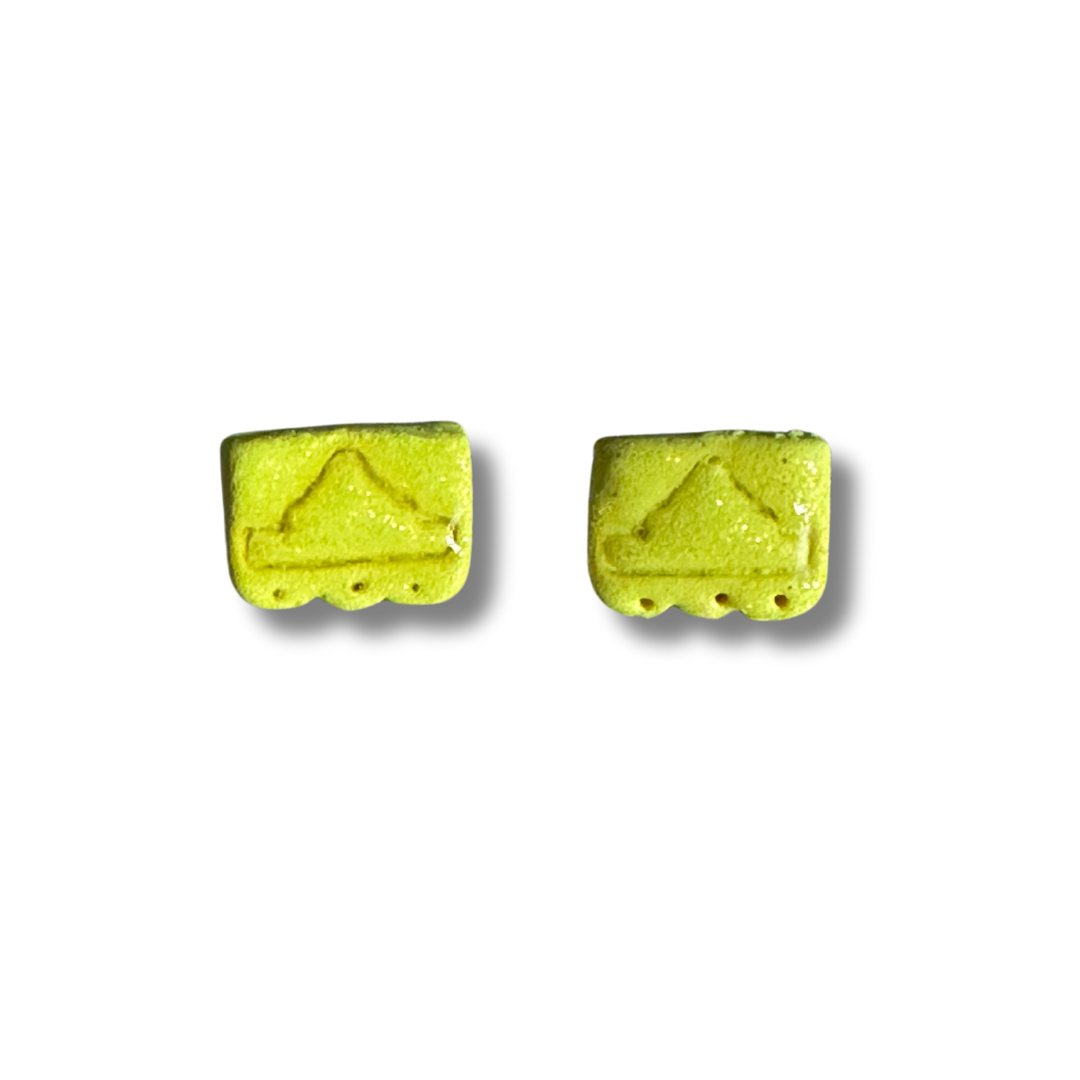 Alamo Papel Stud Earrings