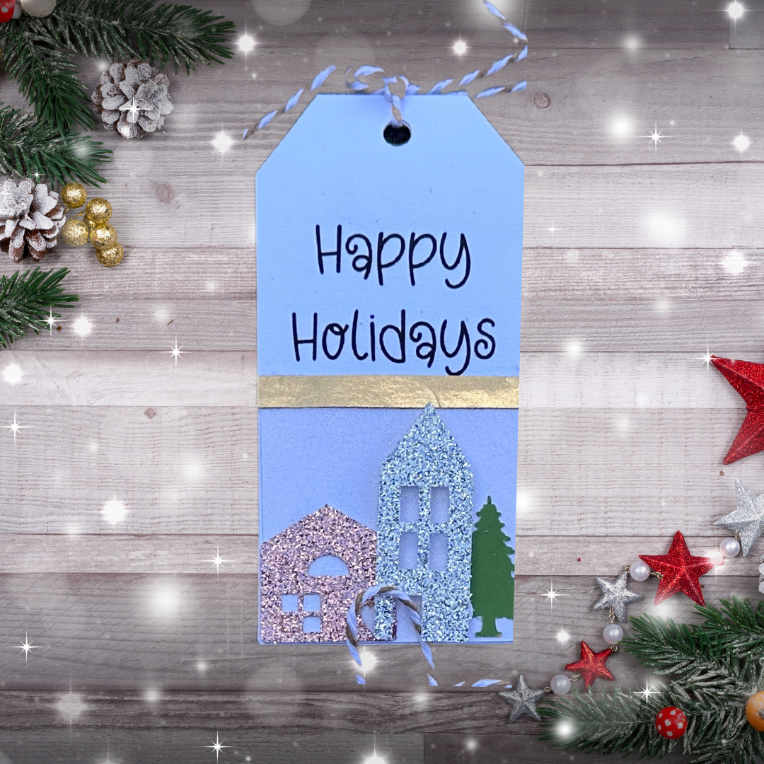 Winter Village Christmas Gift Tags