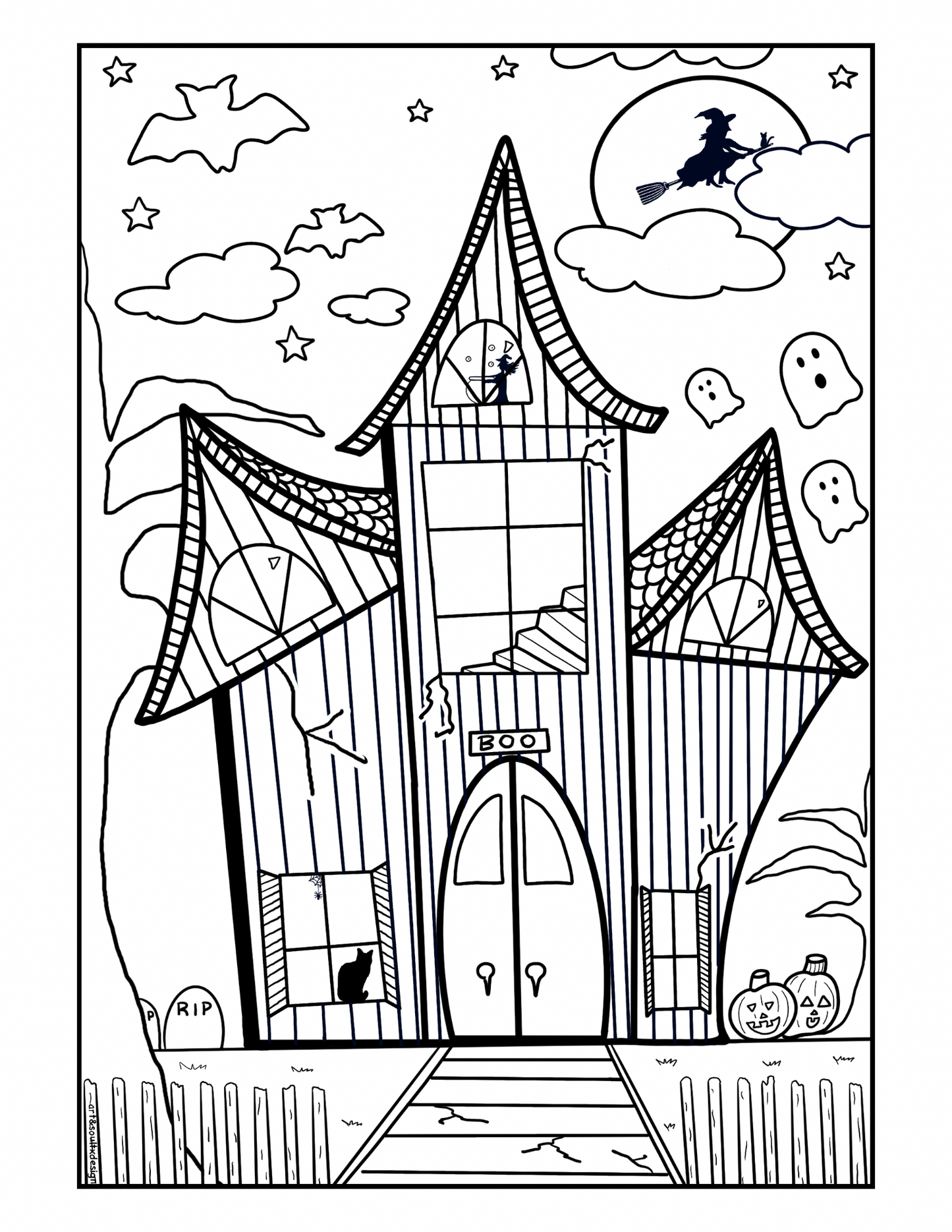 Halloween Coloring Book