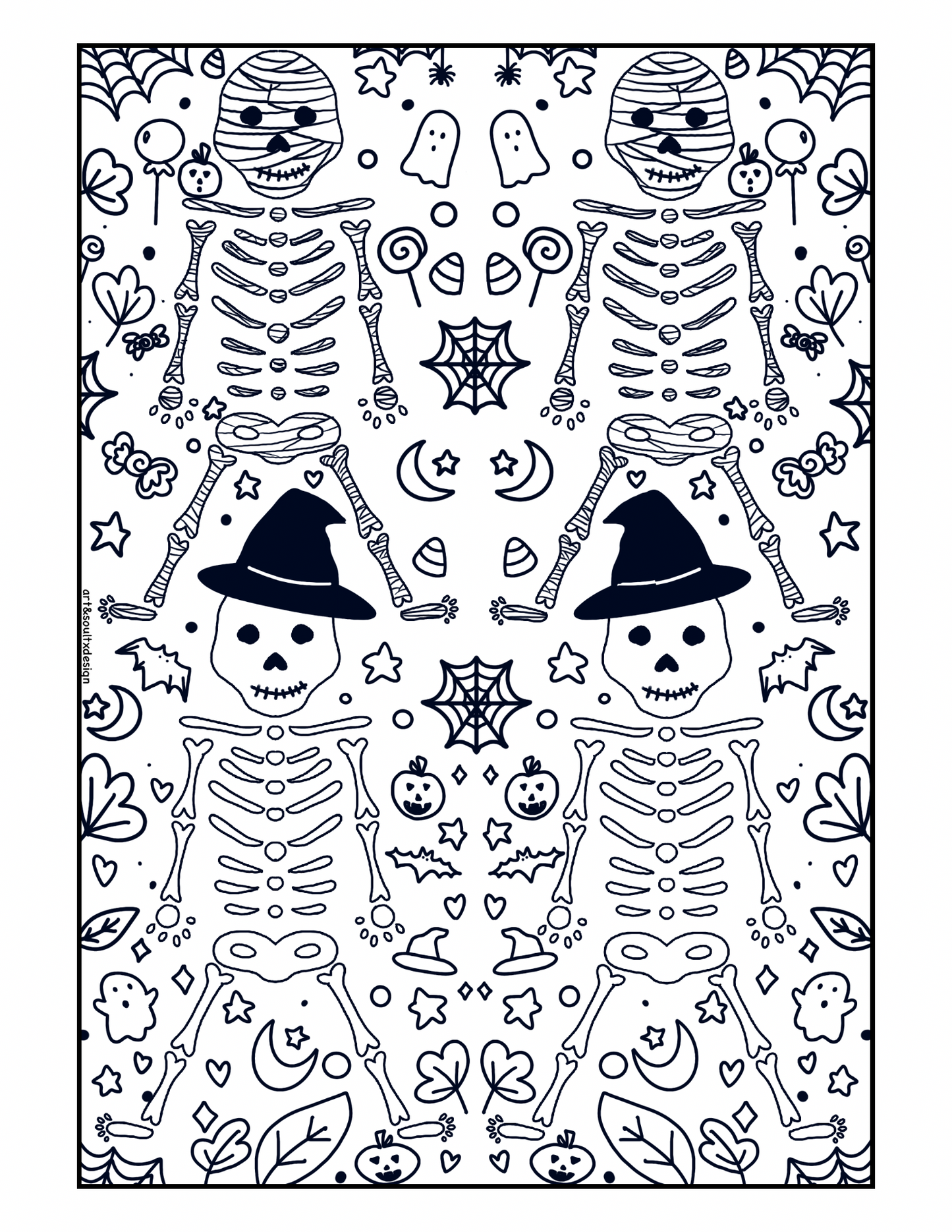 Halloween Coloring Book