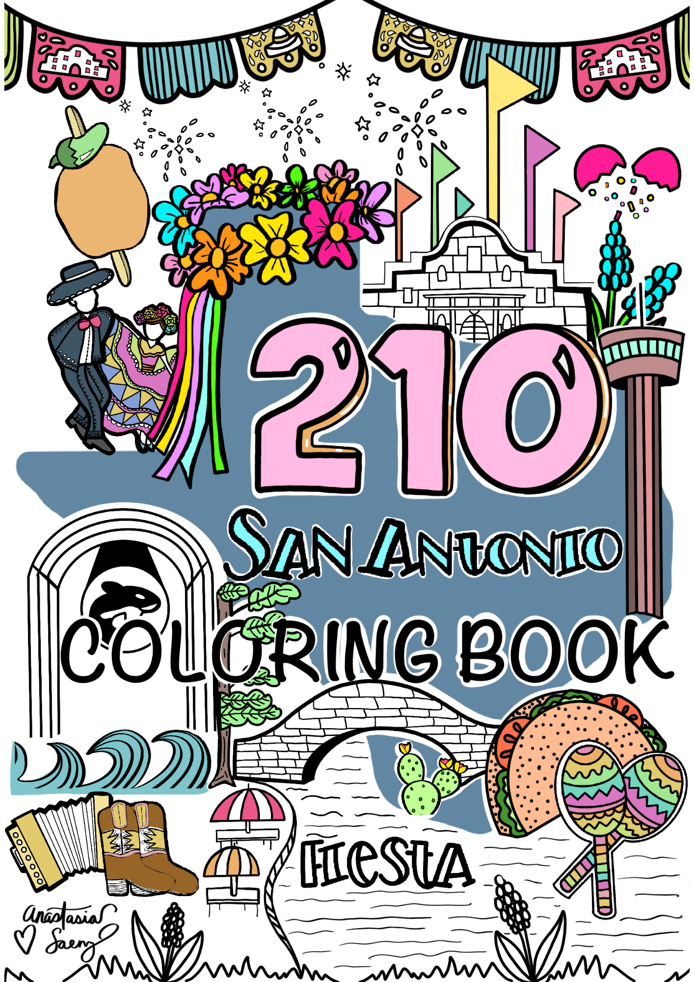 San Antonio Coloring Book