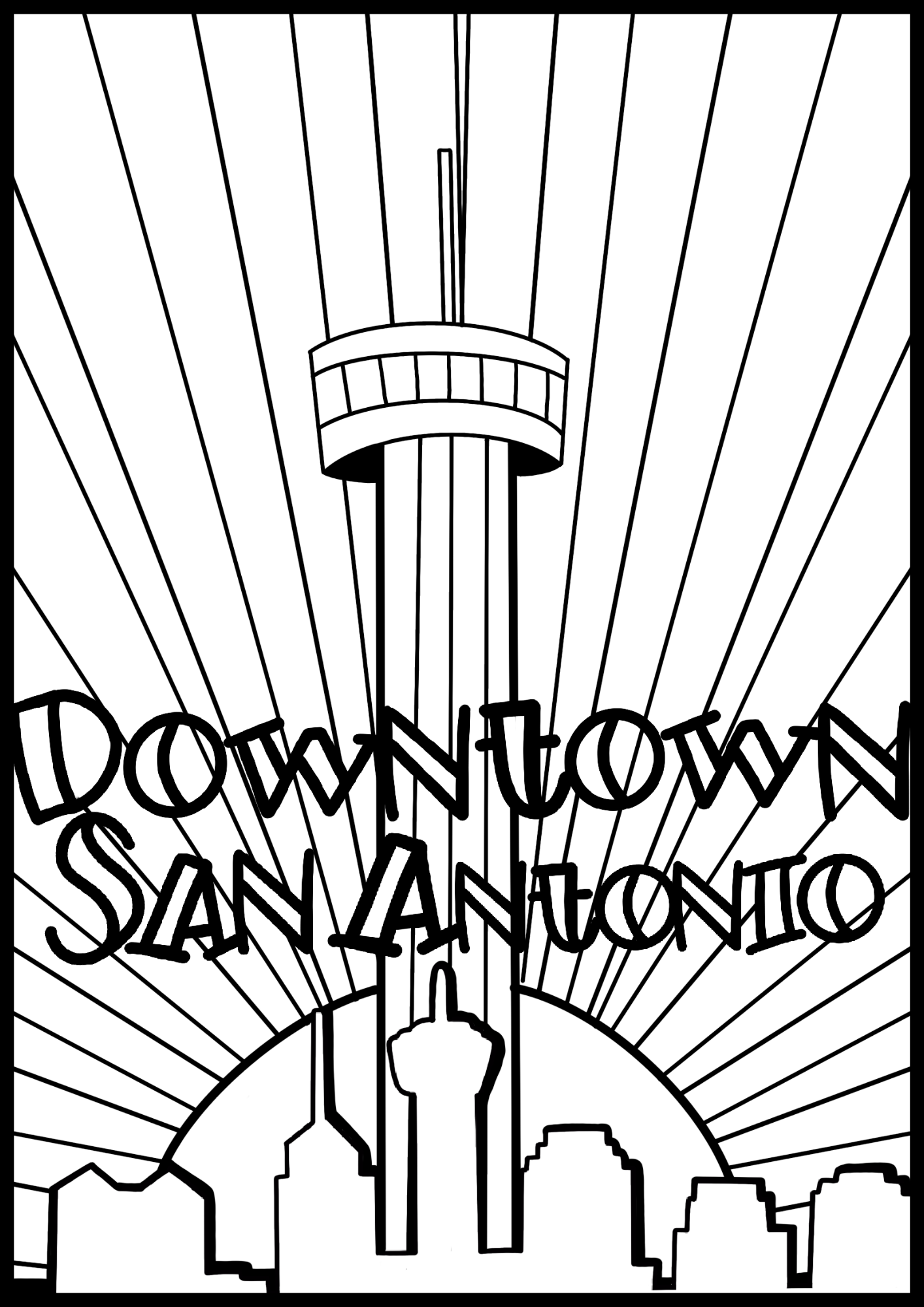 San Antonio Coloring Book