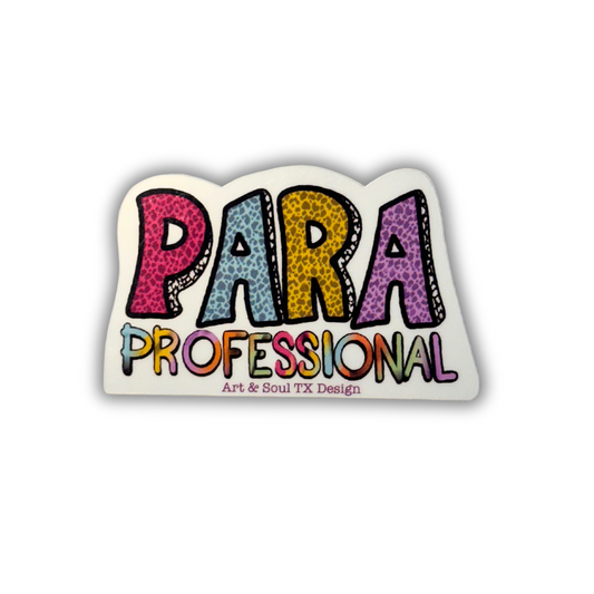 Paraprofessional Teacher Sticker