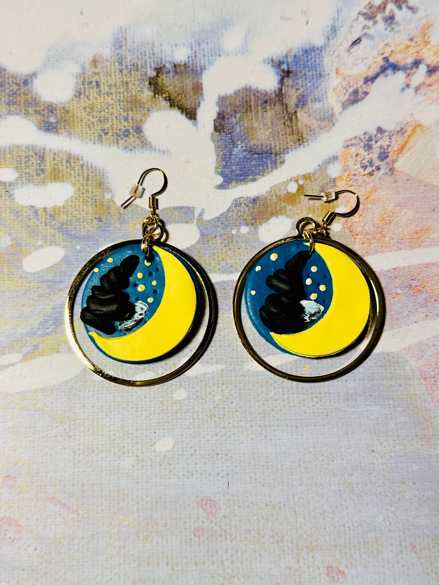 Van Gogh Starry Night Earrings