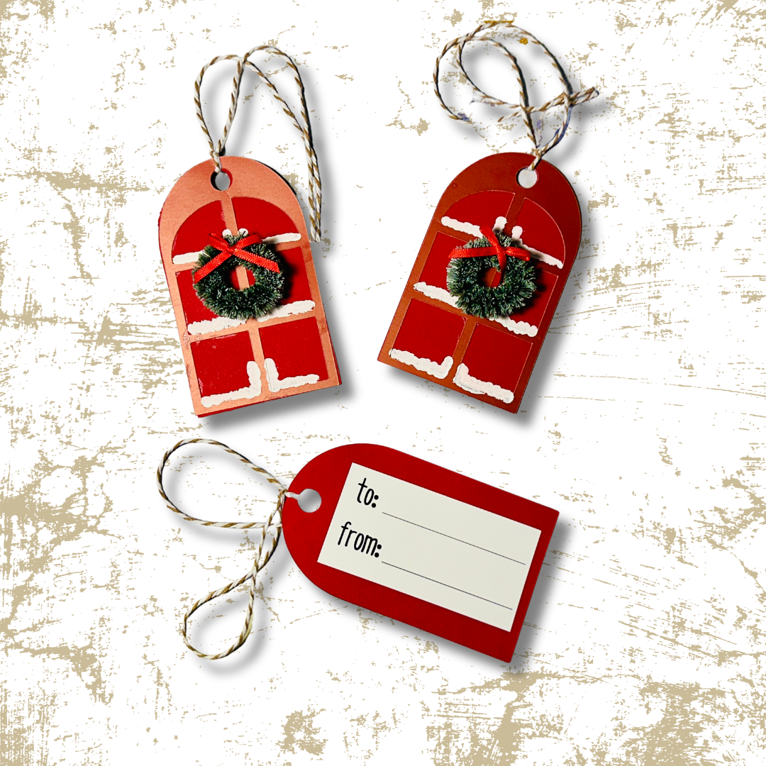 Christmas Wreath Gift Tags