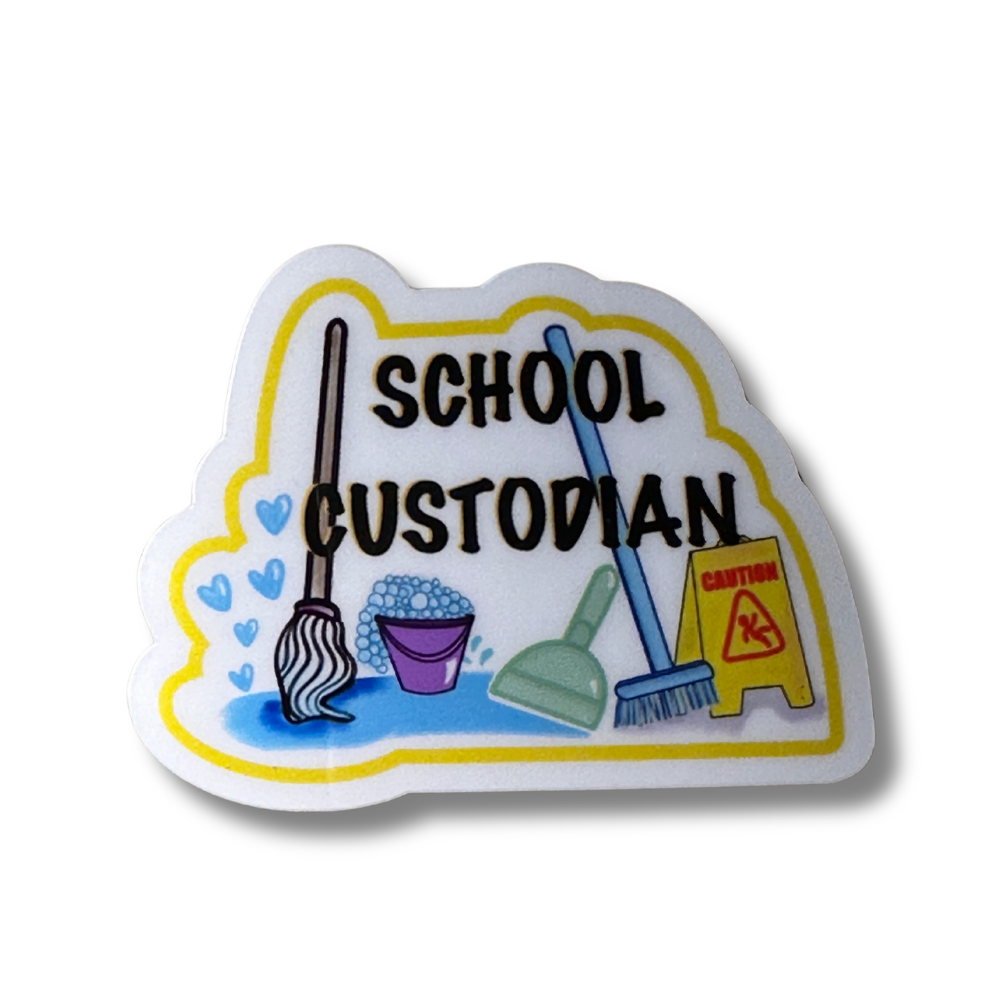 School Custodian Sticker