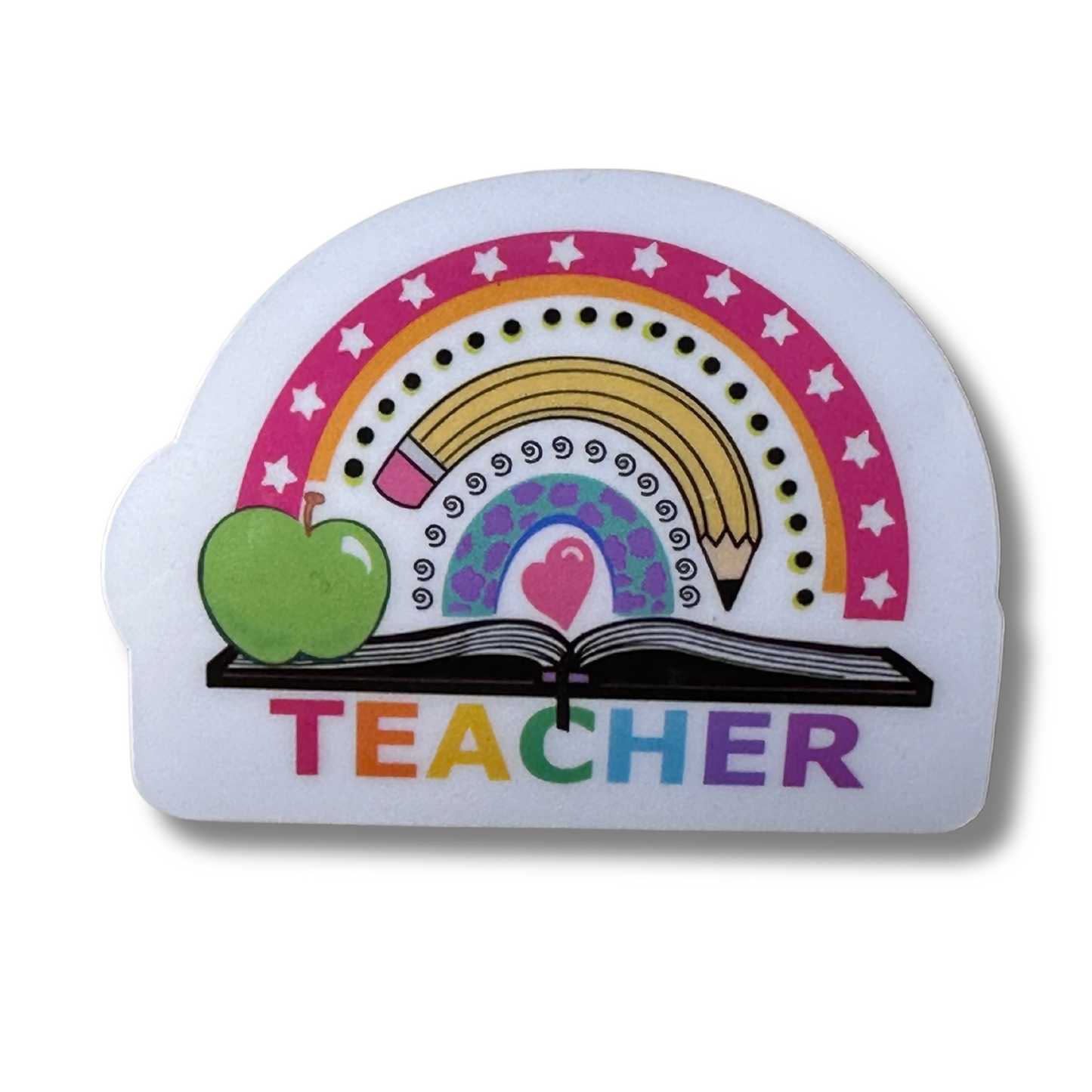 Teacher Rainbow Sticker