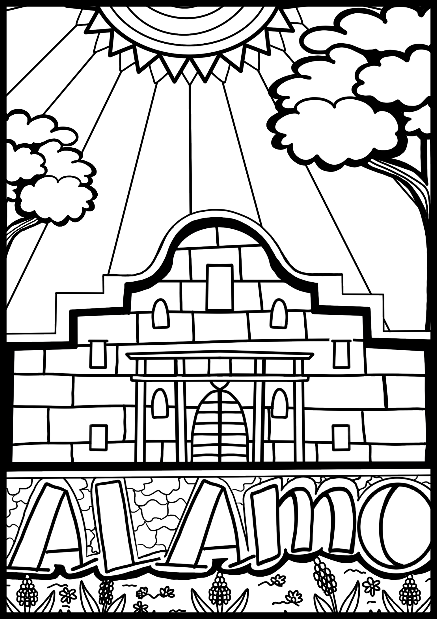 San Antonio Coloring Book