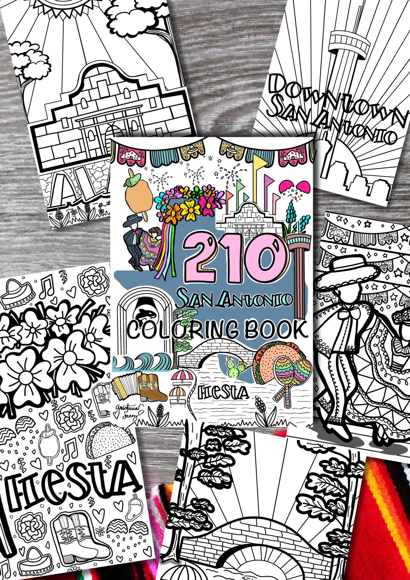 San Antonio Coloring Book