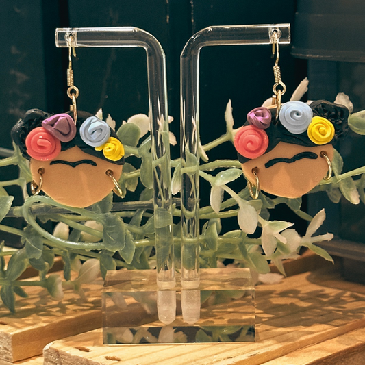 Frida Kahlo Style Earrings