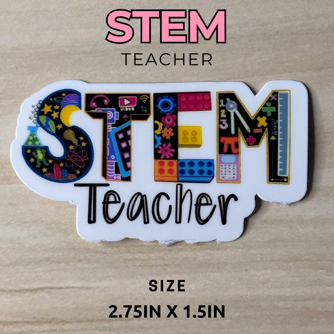 STEM Teacher Sticker