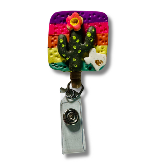 TX Cactus Badge Reel