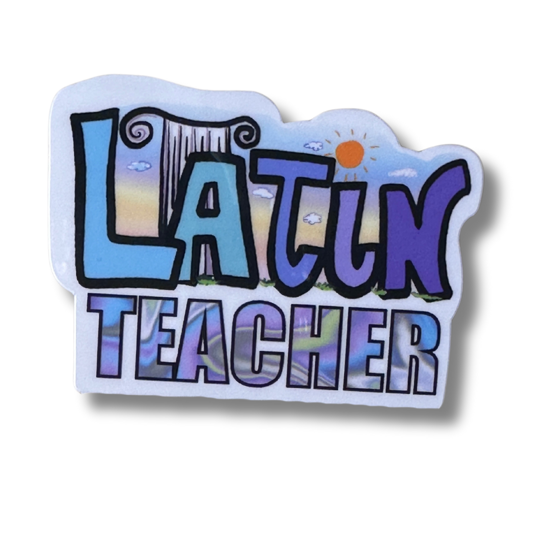 Latin Teacher Sticker