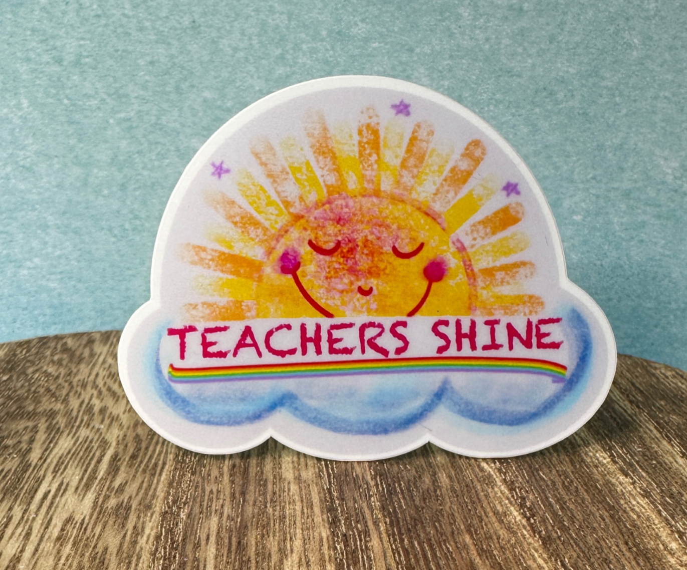 Teachers Shine Sticker