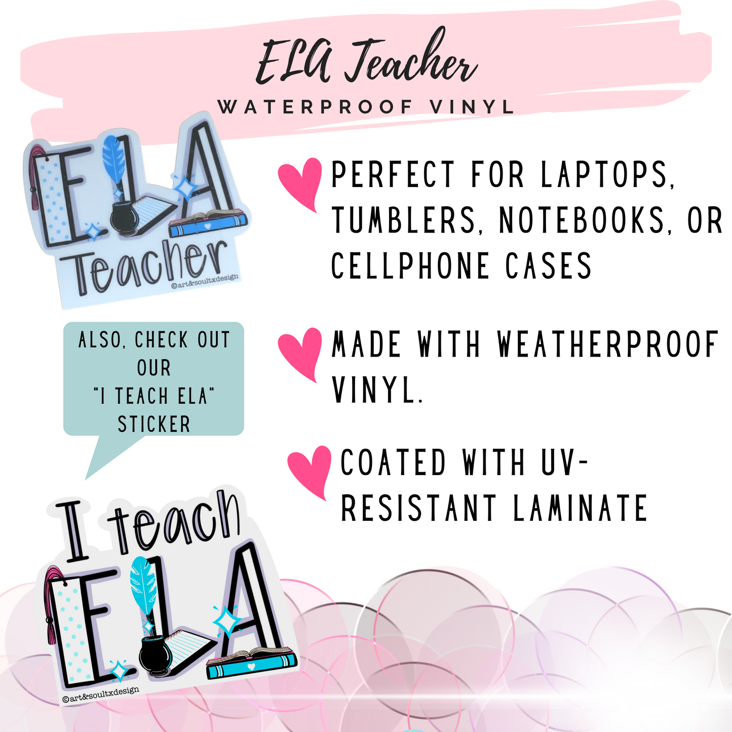 ELA Teacher Sticker