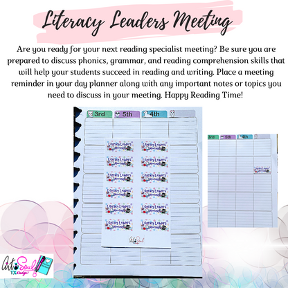 Literacy Leaders Meeting