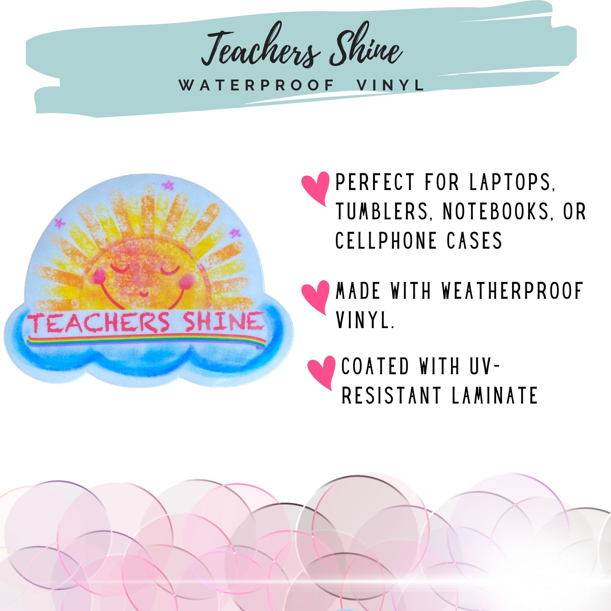 Teachers Shine product details.