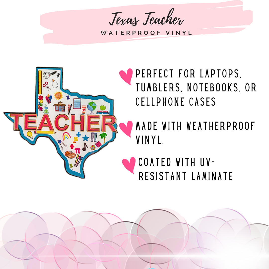 Texas Teacher Sticker