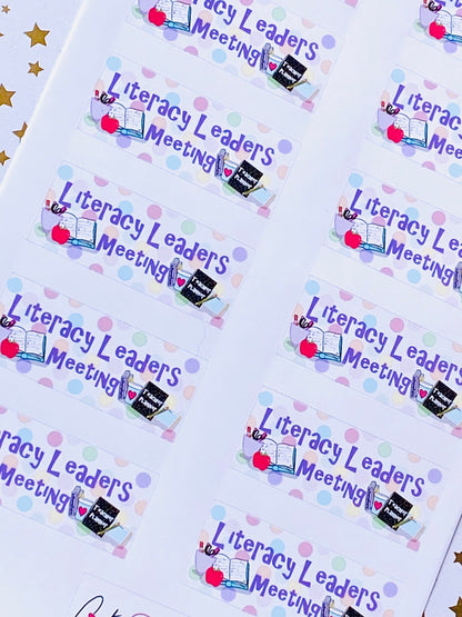 Literacy Leaders Meeting